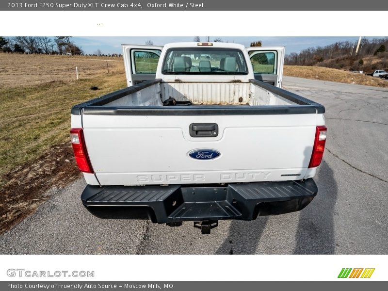Oxford White / Steel 2013 Ford F250 Super Duty XLT Crew Cab 4x4