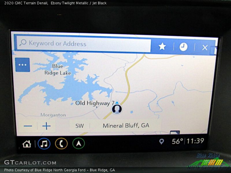 Ebony Twilight Metallic / Jet Black 2020 GMC Terrain Denali