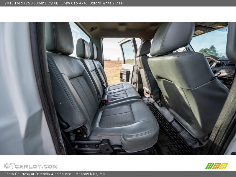 Oxford White / Steel 2013 Ford F250 Super Duty XLT Crew Cab 4x4