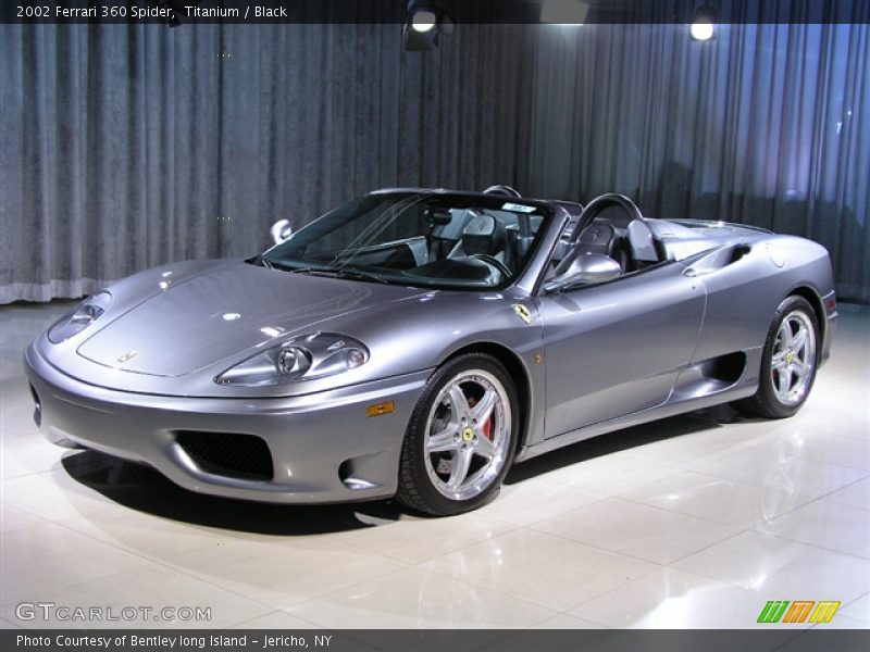 Titanium / Black 2002 Ferrari 360 Spider