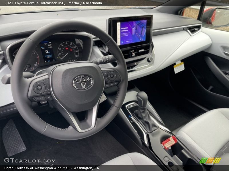  2023 Corolla Hatchback XSE Macadamia Interior