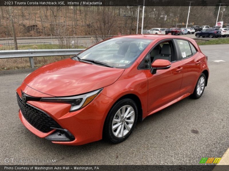 Front 3/4 View of 2023 Corolla Hatchback XSE