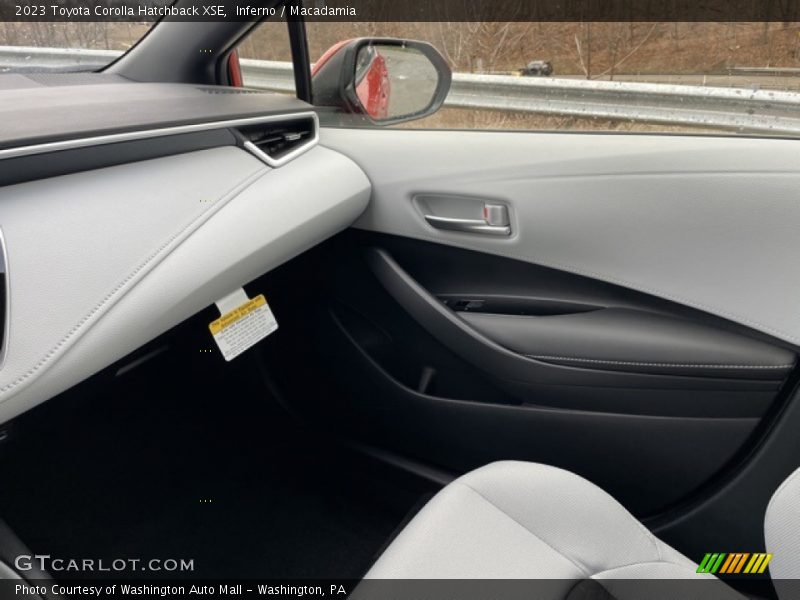 Inferno / Macadamia 2023 Toyota Corolla Hatchback XSE