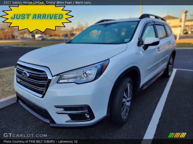 Crystal White Pearl / Warm Ivory 2022 Subaru Ascent Limited