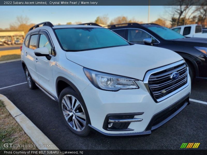 Crystal White Pearl / Warm Ivory 2022 Subaru Ascent Limited