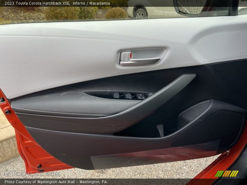 Door Panel of 2023 Corolla Hatchback XSE