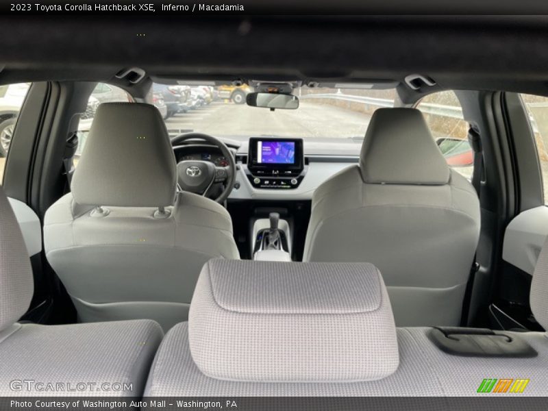 Rear Seat of 2023 Corolla Hatchback XSE