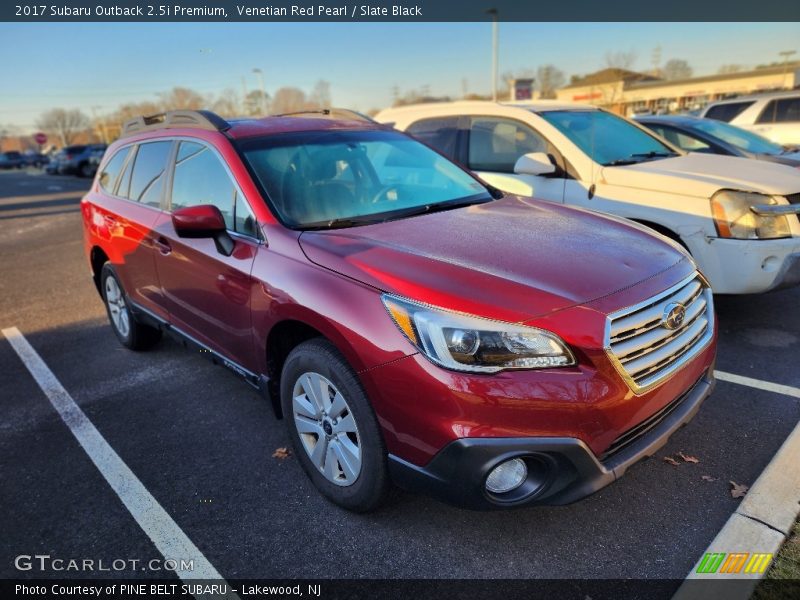 Venetian Red Pearl / Slate Black 2017 Subaru Outback 2.5i Premium