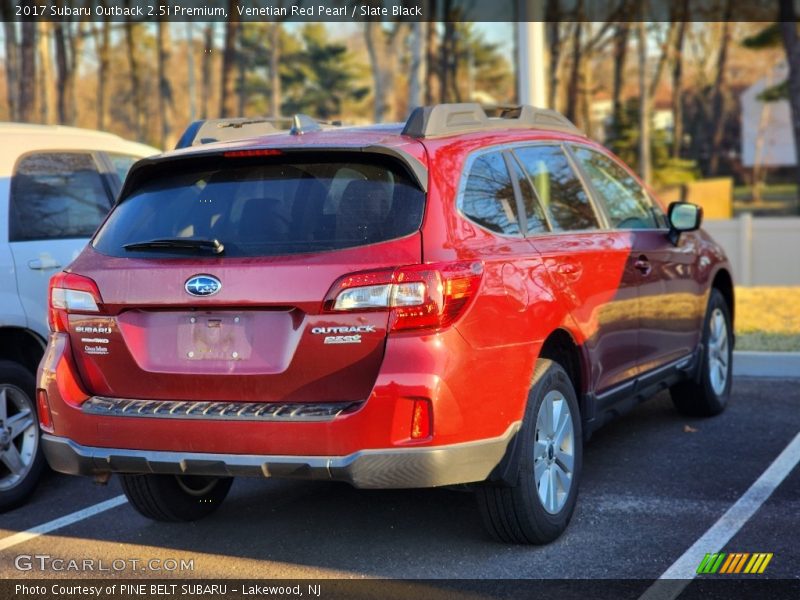 Venetian Red Pearl / Slate Black 2017 Subaru Outback 2.5i Premium