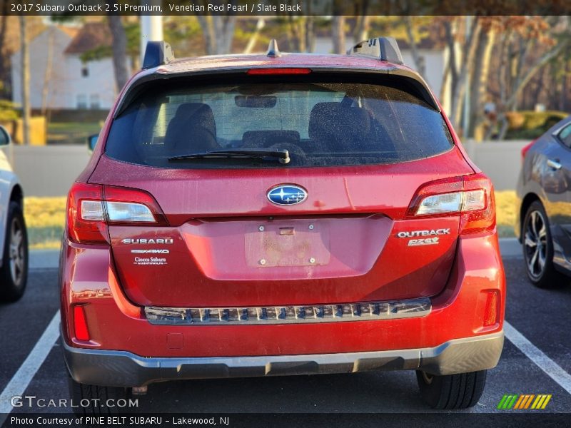Venetian Red Pearl / Slate Black 2017 Subaru Outback 2.5i Premium