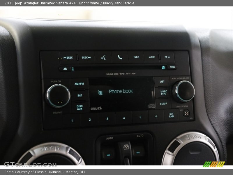 Bright White / Black/Dark Saddle 2015 Jeep Wrangler Unlimited Sahara 4x4
