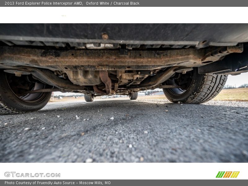 Oxford White / Charcoal Black 2013 Ford Explorer Police Interceptor AWD