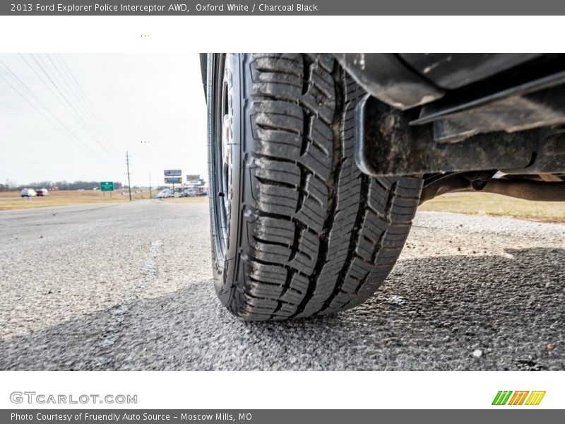 Oxford White / Charcoal Black 2013 Ford Explorer Police Interceptor AWD
