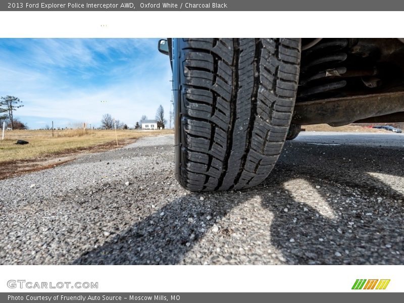 Oxford White / Charcoal Black 2013 Ford Explorer Police Interceptor AWD