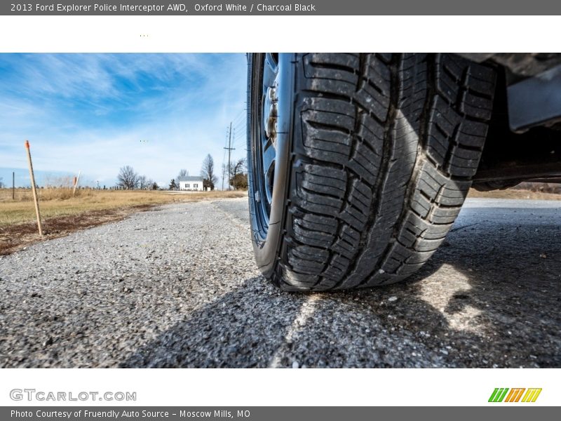 Oxford White / Charcoal Black 2013 Ford Explorer Police Interceptor AWD