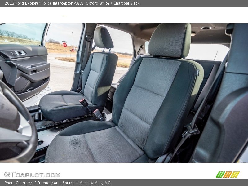 Front Seat of 2013 Explorer Police Interceptor AWD