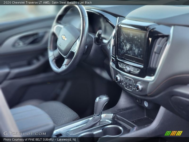 Satin Steel Metallic / Jet Black 2020 Chevrolet Traverse LT AWD