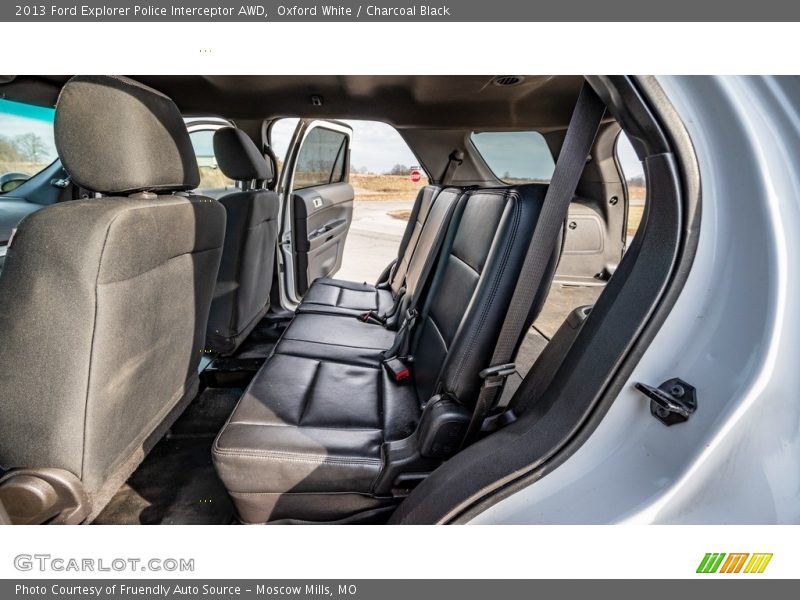 Rear Seat of 2013 Explorer Police Interceptor AWD