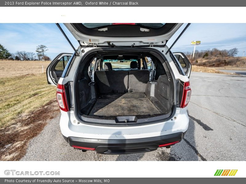  2013 Explorer Police Interceptor AWD Trunk