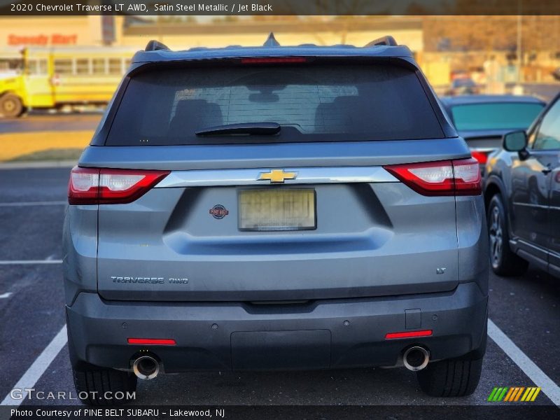 Satin Steel Metallic / Jet Black 2020 Chevrolet Traverse LT AWD