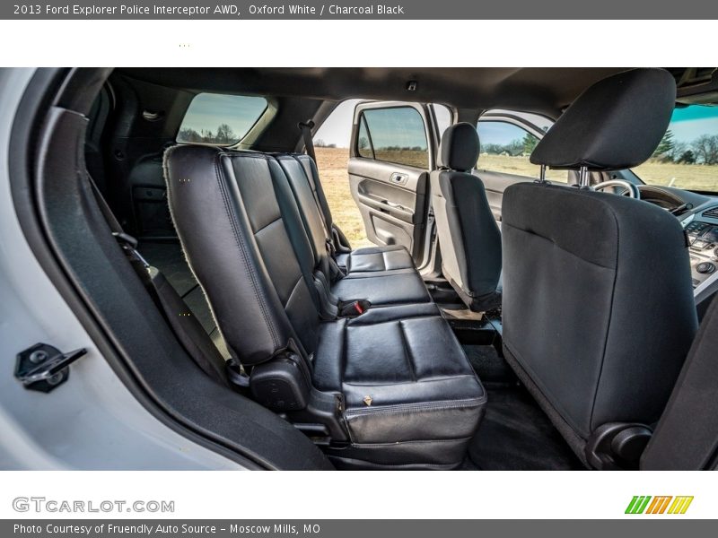 Rear Seat of 2013 Explorer Police Interceptor AWD