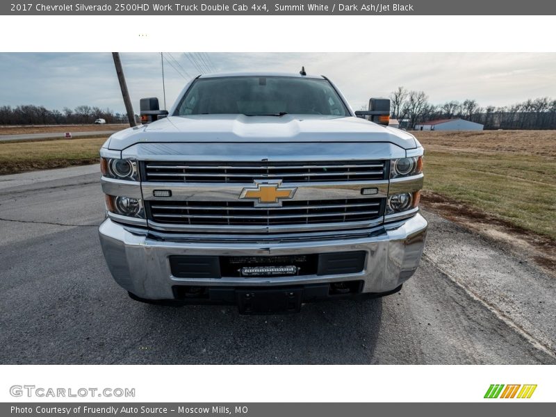 Summit White / Dark Ash/Jet Black 2017 Chevrolet Silverado 2500HD Work Truck Double Cab 4x4