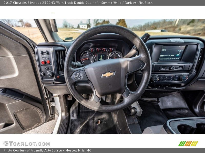 Summit White / Dark Ash/Jet Black 2017 Chevrolet Silverado 2500HD Work Truck Double Cab 4x4