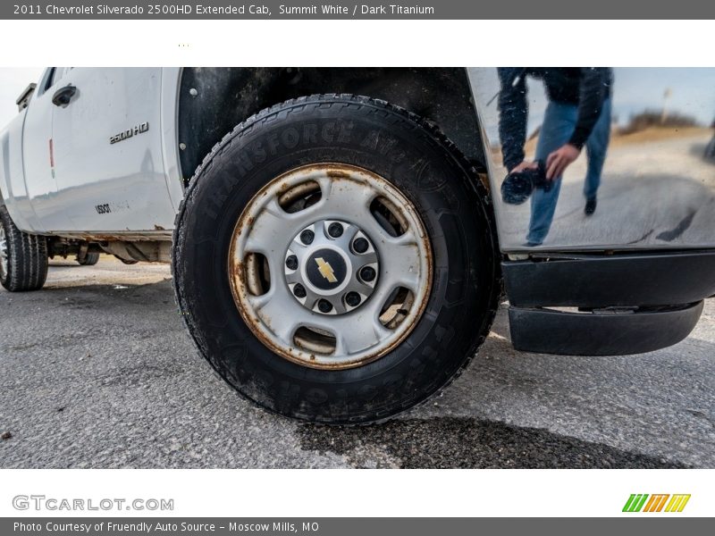 Summit White / Dark Titanium 2011 Chevrolet Silverado 2500HD Extended Cab