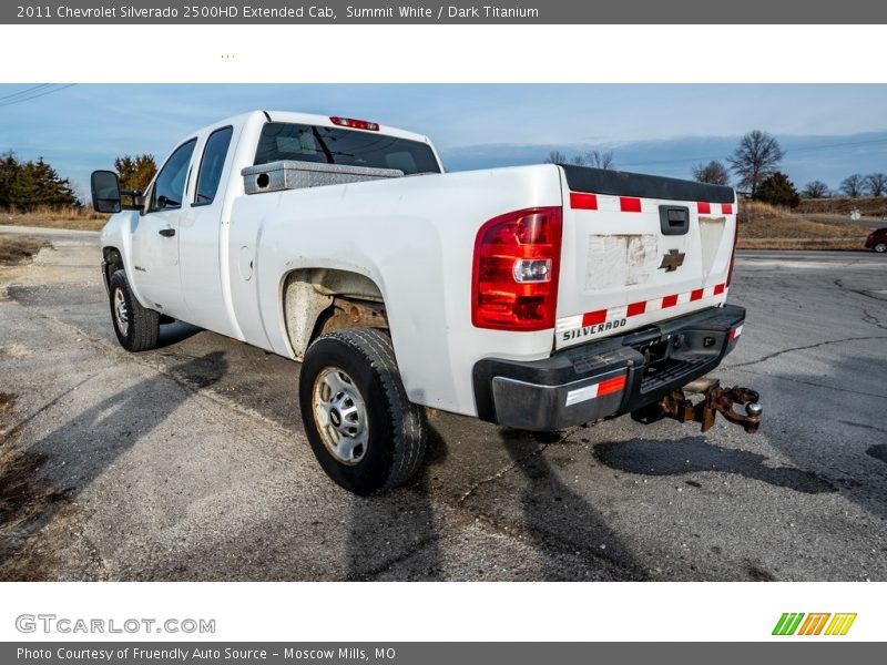 Summit White / Dark Titanium 2011 Chevrolet Silverado 2500HD Extended Cab