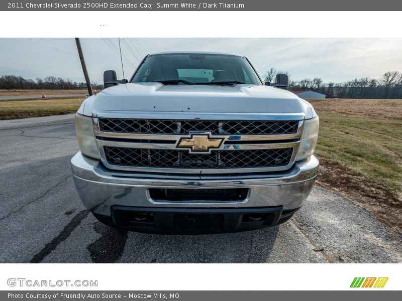Summit White / Dark Titanium 2011 Chevrolet Silverado 2500HD Extended Cab