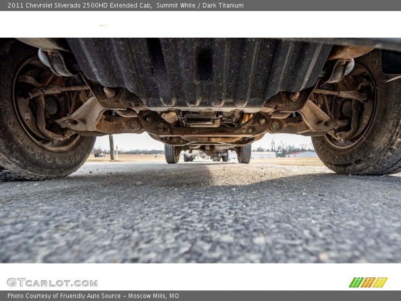 Summit White / Dark Titanium 2011 Chevrolet Silverado 2500HD Extended Cab