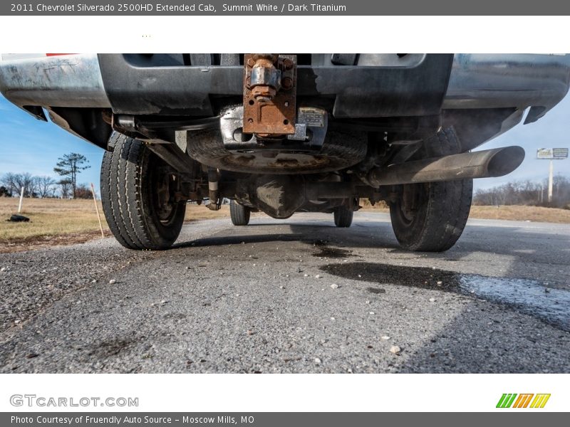 Summit White / Dark Titanium 2011 Chevrolet Silverado 2500HD Extended Cab