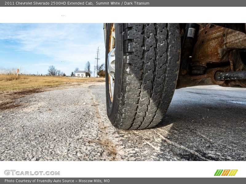 Summit White / Dark Titanium 2011 Chevrolet Silverado 2500HD Extended Cab