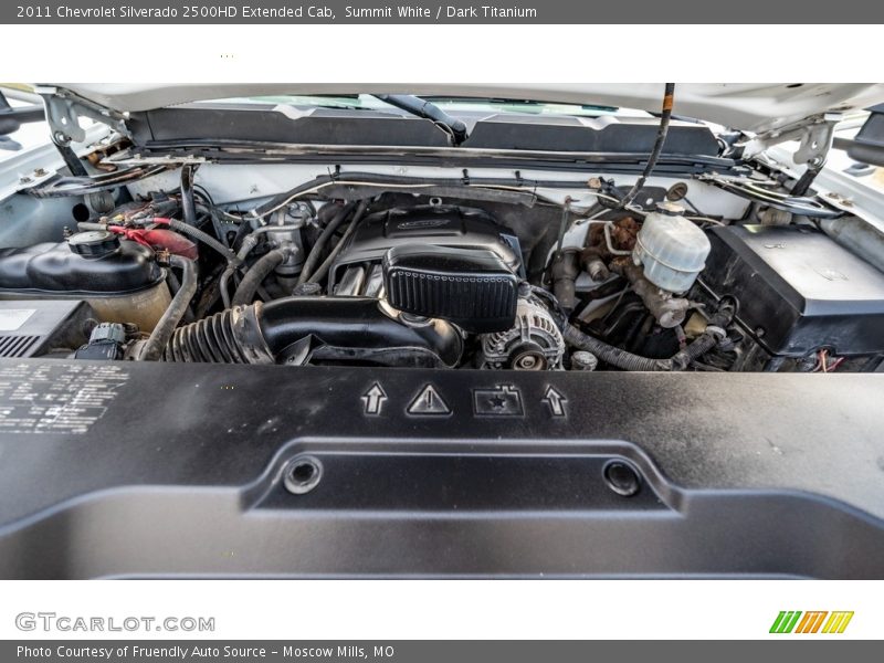 Summit White / Dark Titanium 2011 Chevrolet Silverado 2500HD Extended Cab