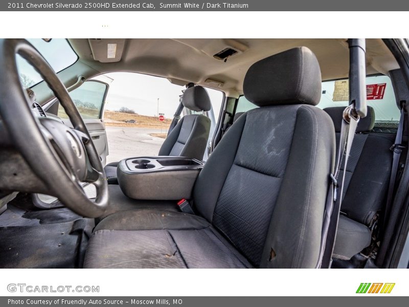 Summit White / Dark Titanium 2011 Chevrolet Silverado 2500HD Extended Cab