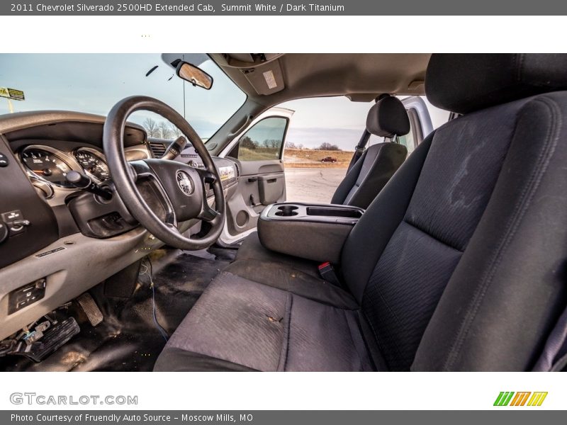 Summit White / Dark Titanium 2011 Chevrolet Silverado 2500HD Extended Cab