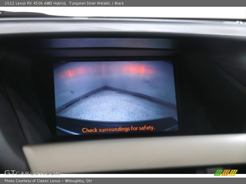 Tungsten Silver Metallic / Black 2012 Lexus RX 450h AWD Hybrid