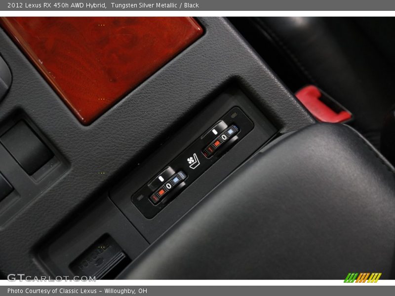 Tungsten Silver Metallic / Black 2012 Lexus RX 450h AWD Hybrid