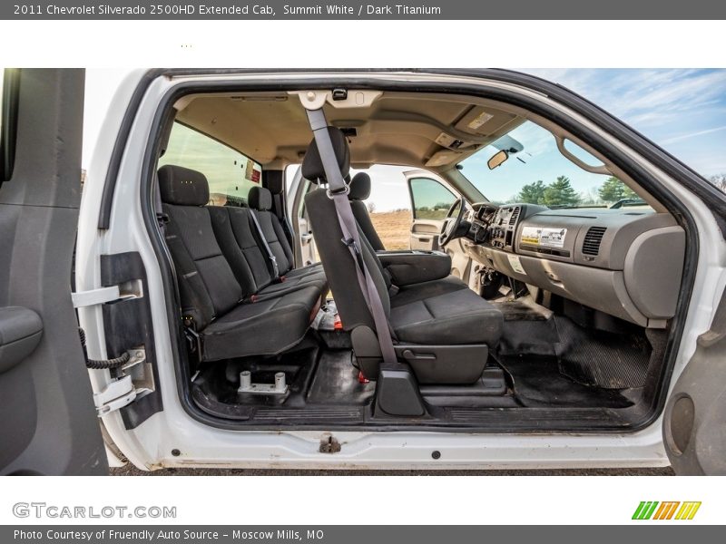 Summit White / Dark Titanium 2011 Chevrolet Silverado 2500HD Extended Cab