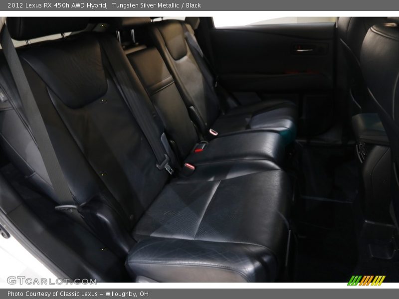 Tungsten Silver Metallic / Black 2012 Lexus RX 450h AWD Hybrid