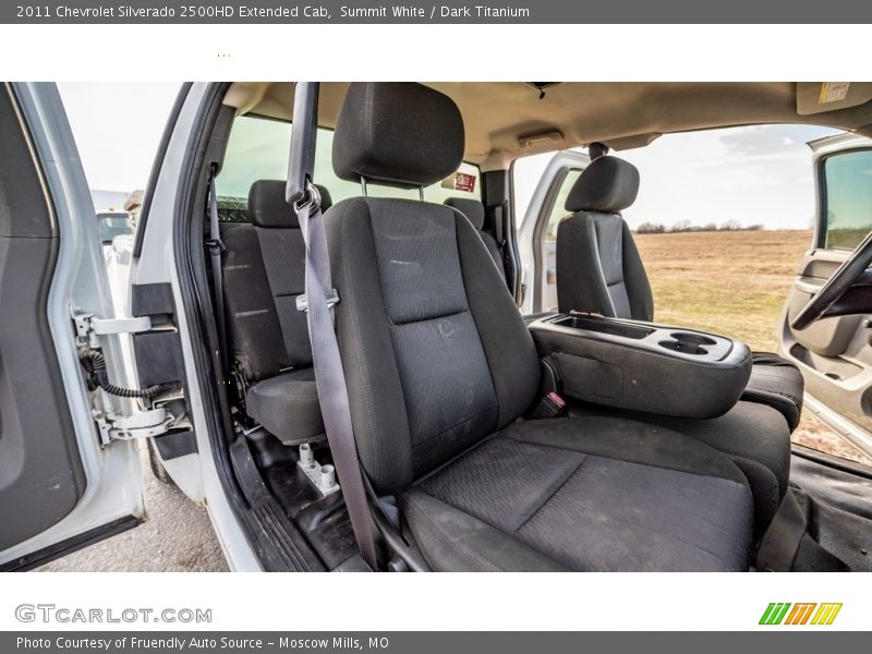 Summit White / Dark Titanium 2011 Chevrolet Silverado 2500HD Extended Cab