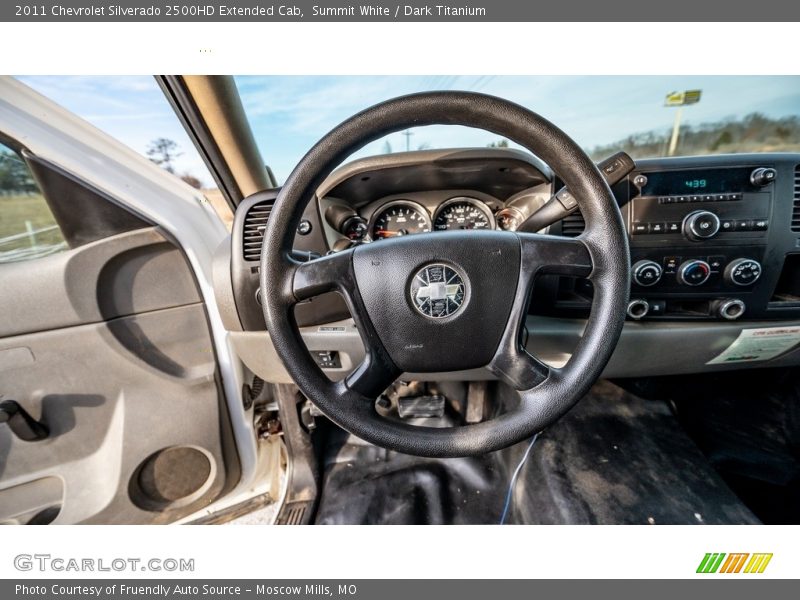 Summit White / Dark Titanium 2011 Chevrolet Silverado 2500HD Extended Cab