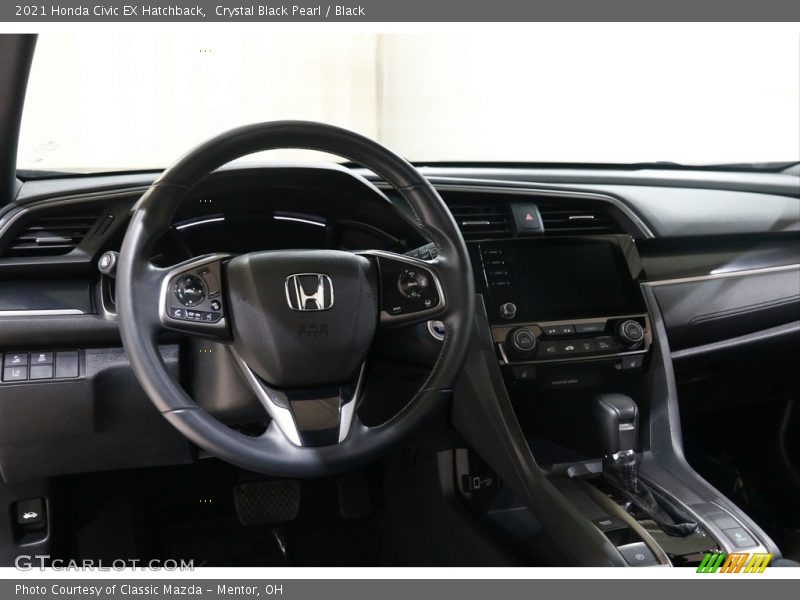 Dashboard of 2021 Civic EX Hatchback