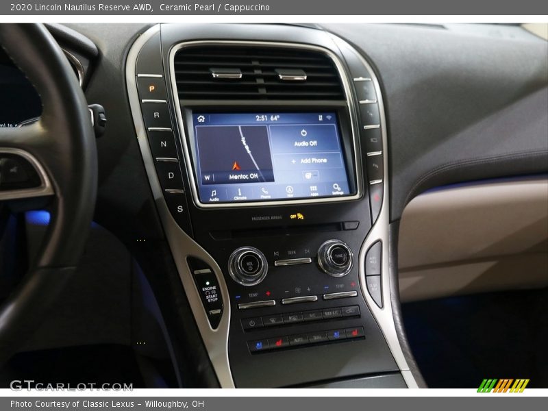 Controls of 2020 Nautilus Reserve AWD