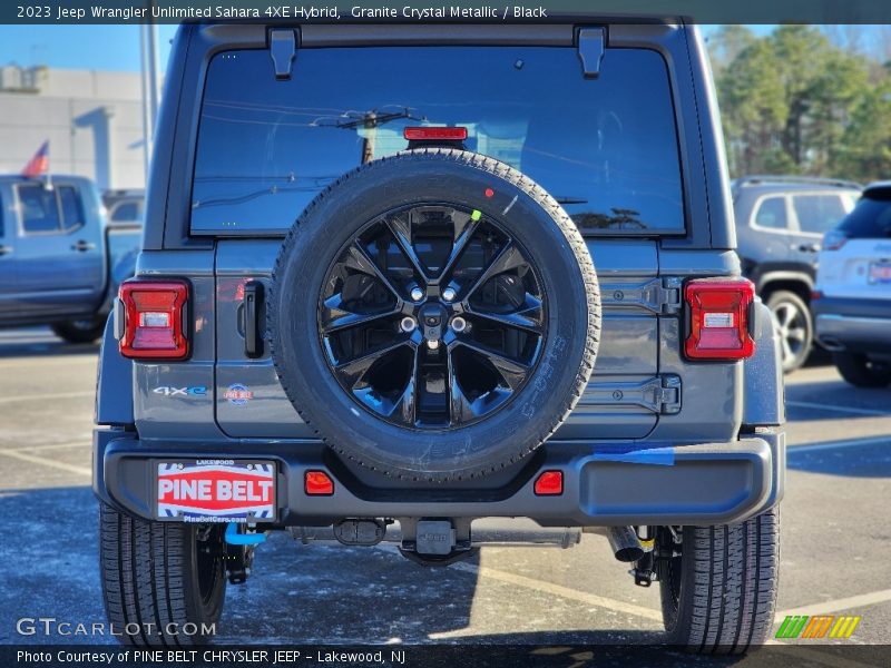 Granite Crystal Metallic / Black 2023 Jeep Wrangler Unlimited Sahara 4XE Hybrid