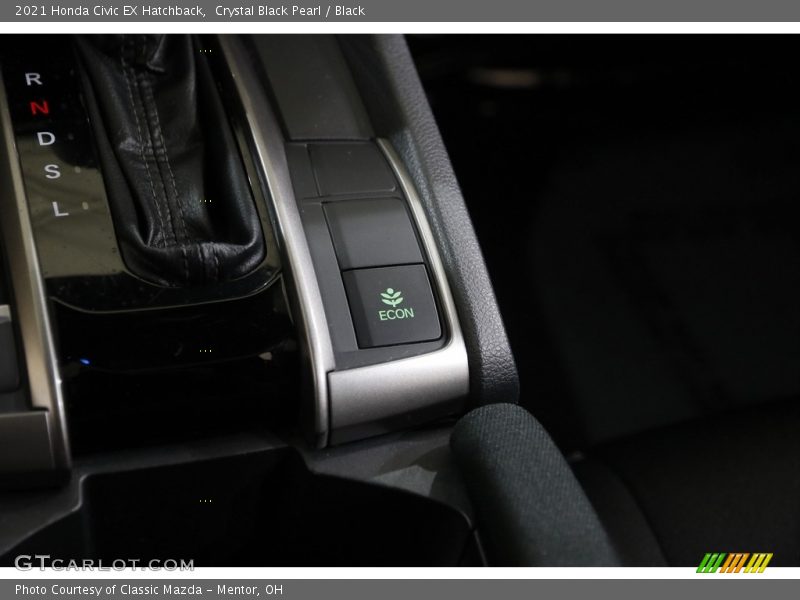 Crystal Black Pearl / Black 2021 Honda Civic EX Hatchback