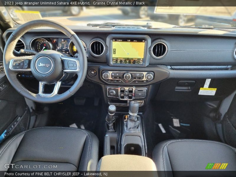 Granite Crystal Metallic / Black 2023 Jeep Wrangler Unlimited Sahara 4XE Hybrid
