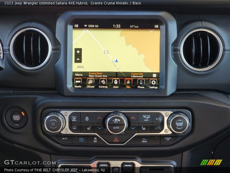 Granite Crystal Metallic / Black 2023 Jeep Wrangler Unlimited Sahara 4XE Hybrid