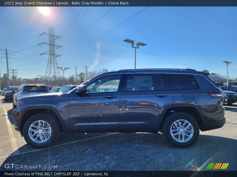 Baltic Gray Metallic / Global Black 2023 Jeep Grand Cherokee L Laredo