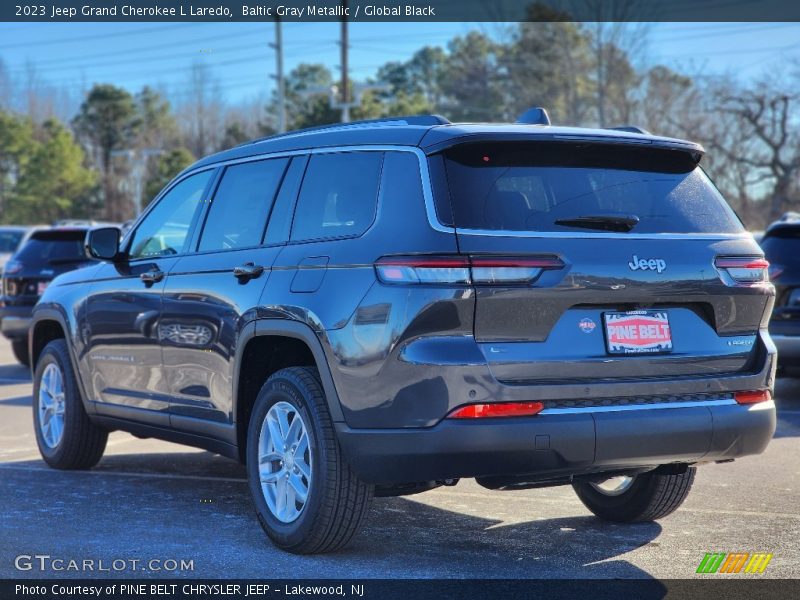 Baltic Gray Metallic / Global Black 2023 Jeep Grand Cherokee L Laredo